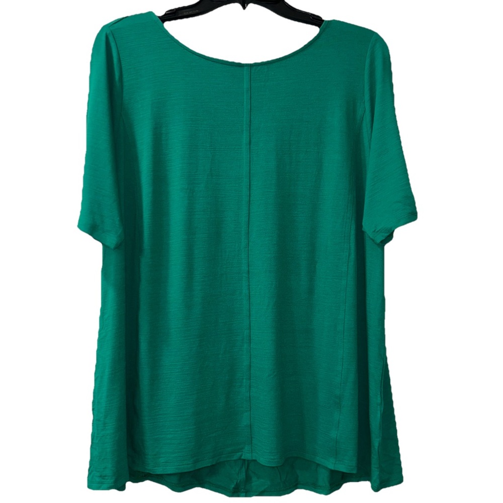 J Jill Green Short Sleeve Top Women’s Medium